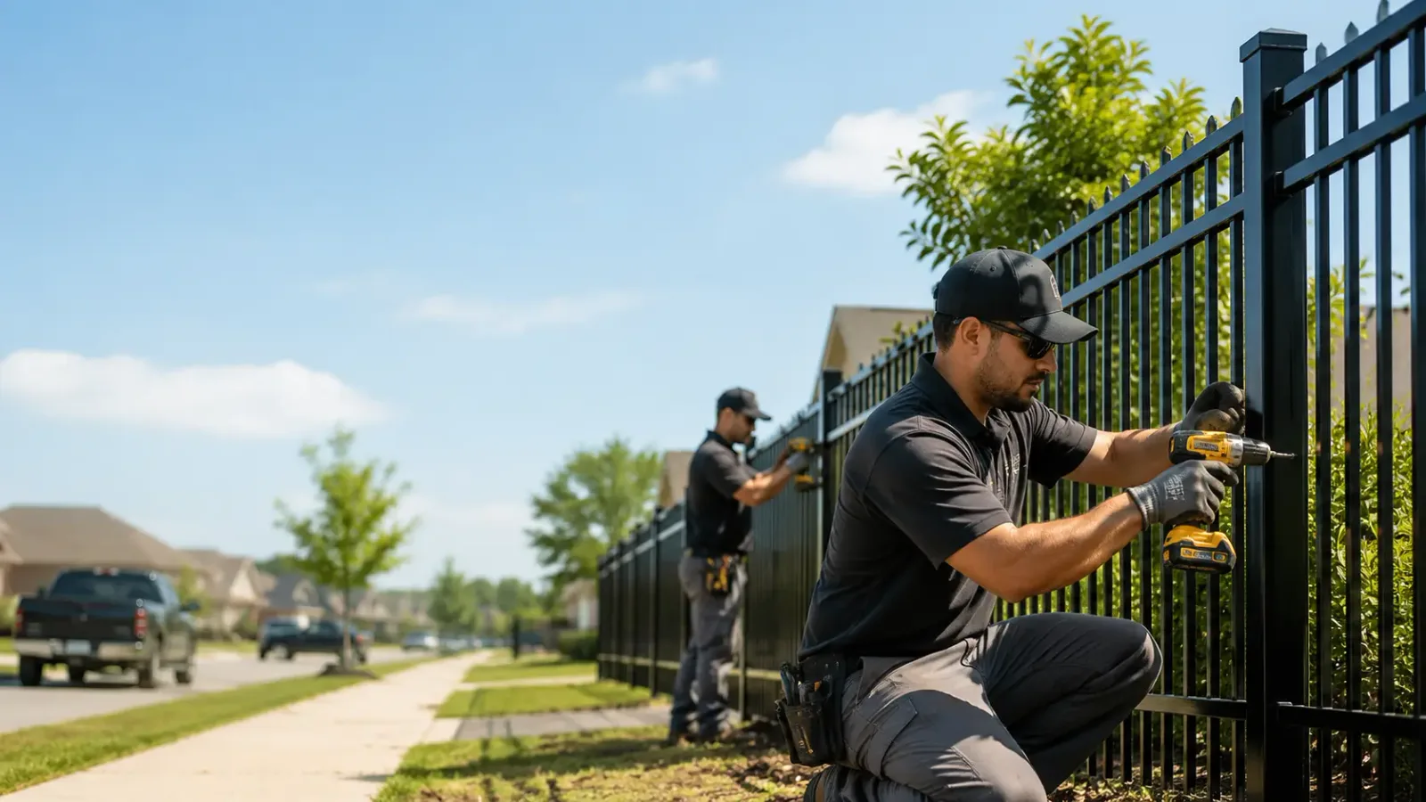 Metal Fence Installation in Plymouth, MA